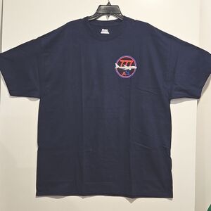 Legacy American Airlines Boeing 777 Red White Blue Silver Graphic Tee 2XL NWOT